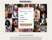 Tablet Screenshot of crossdresserdating.co.uk